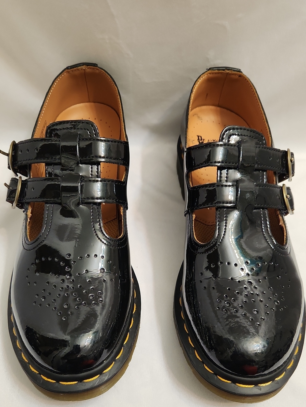 Dr. Martens 8065 Patent Leather Mary Jane Shoes - Black - Picture 2 of 11